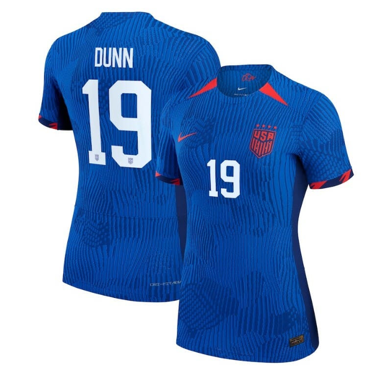 Crystal Dunn Jersey USWNT 2023 Away Royal 1 Crystal Dunn Jersey USWNT 2023 Away Royal