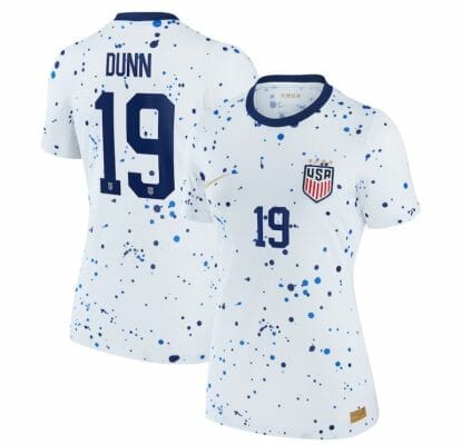Crystal Dunn Jersey USWNT 2023 Home Replica White