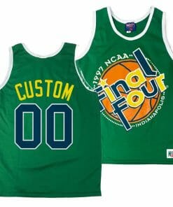 Custom Arizona Wildcats Jersey Name and Number 1997 NCAA Champions Final Four Green