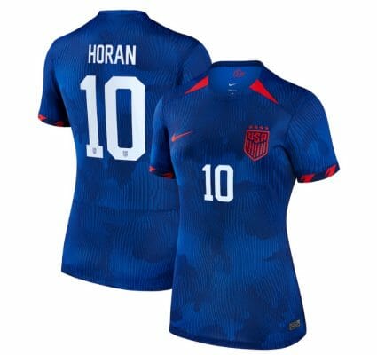 Lindsey Horan Jersey USWNT 2023 Away Replica Royal 6 Lindsey Horan Jersey USWNT 2023 Away Replica Royal