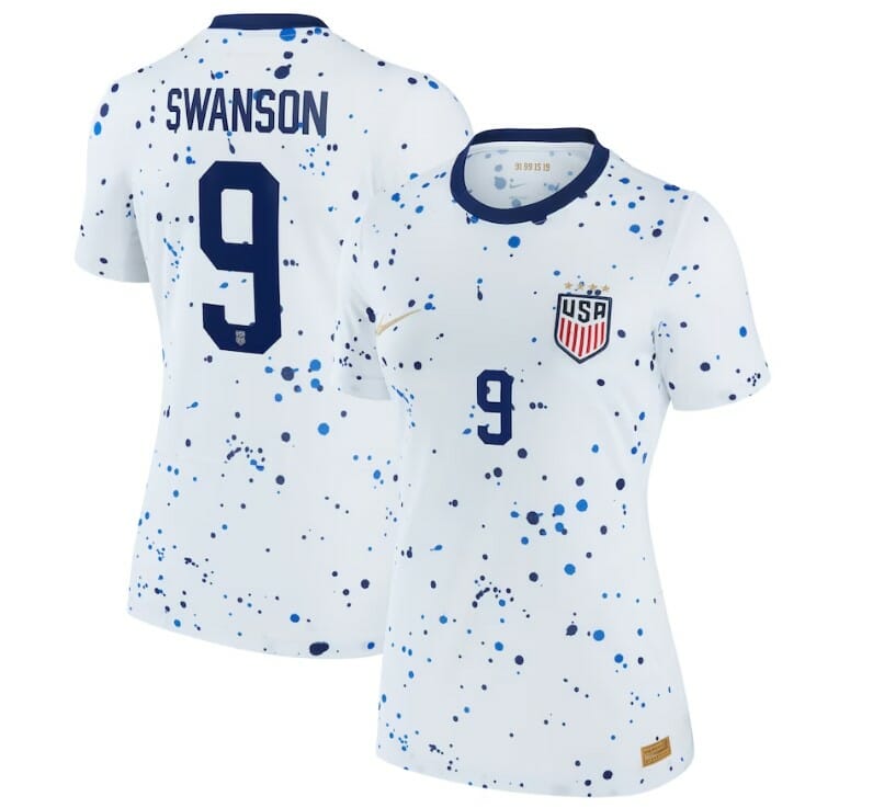 Mallory Swanson Jersey USWNT 2023 Home Replica White 1 Mallory Swanson Jersey USWNT 2023 Home Replica White