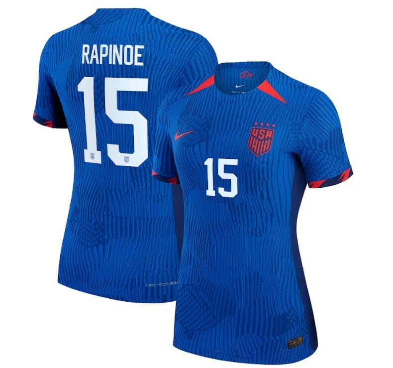Megan Rapinoe Jersey USWNT 2023 Away Royal 1 Megan Rapinoe Jersey USWNT 2023 Away Royal