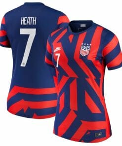 Tobin Heath Jersey Team USA 2021-22 Away Vapor Match Blue