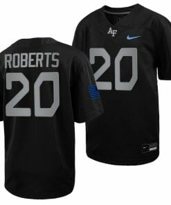Air Force Falcons Brad Roberts Jersey #20 Football 2022 Space Force Rivalry Alternate Black