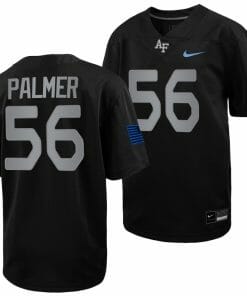 Air Force Falcons Cole Palmer Jersey #56 Football 2022 Space Force Rivalry Alternate Black