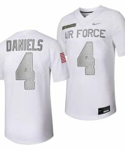 Air Force Falcons Haaziq Daniels Jersey #4 Football Rivalry Legacy Series White