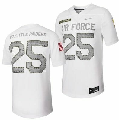 Air Force Falcons Jersey #25 Football Rivalry Legacy Series White