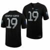 Air Force Falcons Semper Supar Jersey #19 Football 2022 Space Force Rivalry Alternate Black
