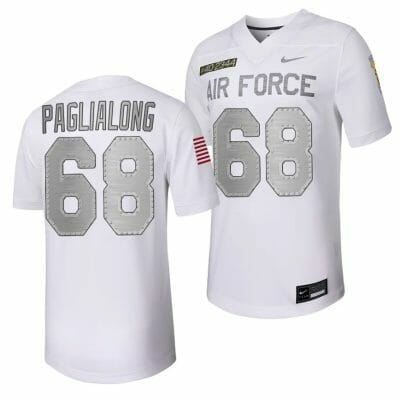 Air Force Falcons Thor Paglialong Jersey #68 Football Rivalry Legacy Series White 10 Air Force Falcons Thor Paglialong Jersey #68 Football Rivalry Legacy Series White