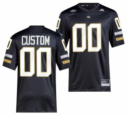 Custom Georgia Tech Yellow Jackets Jersey Name and Number Black College Football 2023
