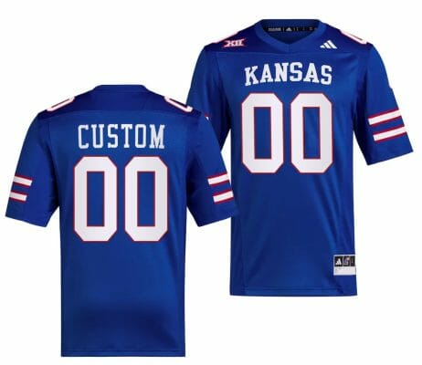 Custom Kansas Jayhawks Jersey Name and Number Royal College Football 2023 10 Custom Kansas Jayhawks Jersey Name and Number Royal College Football 2023