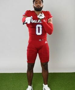 Alternative view of Custom Louisiana Tech Bulldogs Jersey Name and Number College Football Red