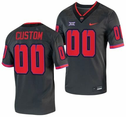 Custom TCU Horned Frogs Jersey Name and Number Alternate College Football Grey Replica 10 Custom TCU Horned Frogs Jersey Name and Number Alternate College Football Grey Replica