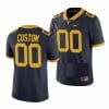 Custom West Virginia Jersey Name And Number College Football Navy Game Uniform