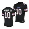 Florida Gators Jack Miller III Jersey #10 Alternate Game Black 2023 Salute To Service Uniform