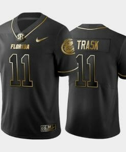 Florida Gators Kyle Trask Jersey Black 2019 Golden Edition Limited College Football