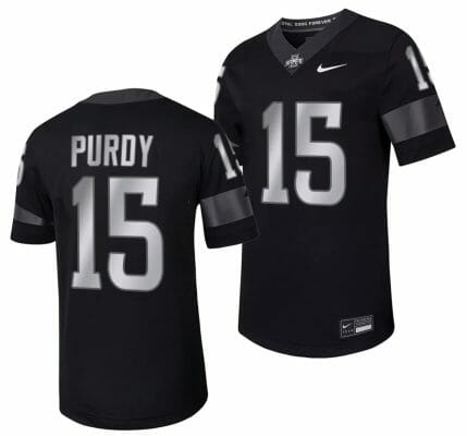 Iowa State Cyclones Brock Purdy Jersey Alternate College Football Black #15