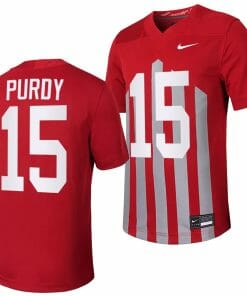 Iowa State Cyclones Brock Purdy Jersey Throwback College Football Game Cardinal #15