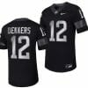 Iowa State Cyclones Hunter Dekkers Jersey Alternate College Football Black #12