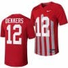 Iowa State Cyclones Hunter Dekkers Jersey Throwback College Football Game Cardinal #12