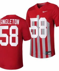 Iowa State Cyclones JR Singleton Jersey Throwback College Football Game Cardinal #58