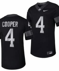 Iowa State Cyclones Jeremiah Cooper Jersey Alternate College Football Black #4