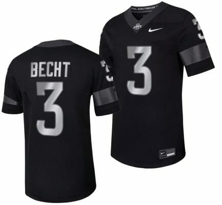 Iowa State Cyclones Rocco Becht Jersey Alternate College Football Black #3