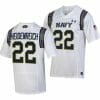 Navy Midshipmen Eli Heidenreich Jersey #22 College Football 2023 Aer Lingus Classic White Replica