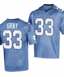 North Carolina Tar Heels Cedric Gray Jersey #33 College Football 2023 Replica Blue