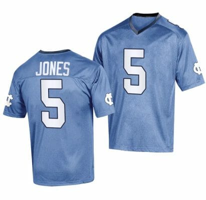 North Carolina Tar Heels JJ Jones Jersey #5 College Football 2023 Replica Blue 10 North Carolina Tar Heels JJ Jones Jersey #5 College Football 2023 Replica Blue
