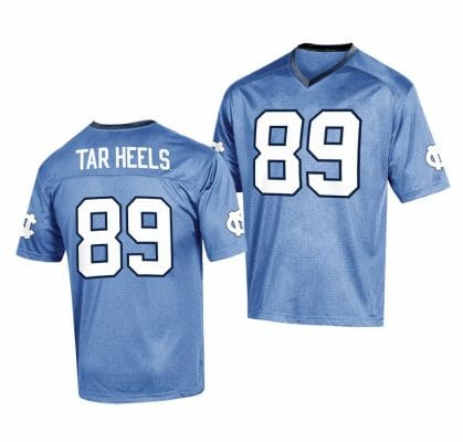 North Carolina Tar Heels Jersey #89 College Football 2023 Replica Blue