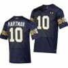 Notre Dame Fighting Irish Sam Hartman Jersey #10 College Football 2023 Aer Lingus Classic Navy