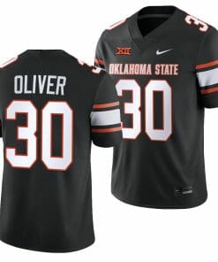 Oklahoma State Cowboys Collin Oliver Jersey #30 College Football 2023 Game Black