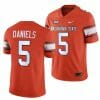 Oklahoma State Cowboys Kendal Daniels Jersey #5 College Football 2023 Game Orange