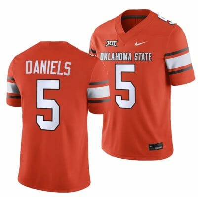 Oklahoma State Cowboys Kendal Daniels Jersey #5 College Football 2023 Game Orange