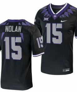 TCU Horned Frogs Chance Nolan Jersey Alternate College Football Black Replica #15
