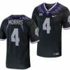 TCU Horned Frogs Chandler Morris Jersey Alternate College Football Black Replica #4