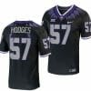 TCU Horned Frogs Johnny Hodges Jersey Alternate College Football Black Replica #57 6 TCU Horned Frogs Johnny Hodges Jersey Alternate College Football Black Replica #57
