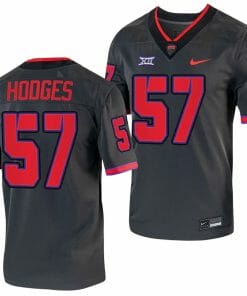 TCU Horned Frogs Johnny Hodges Jersey Alternate College Football Grey Replica #57