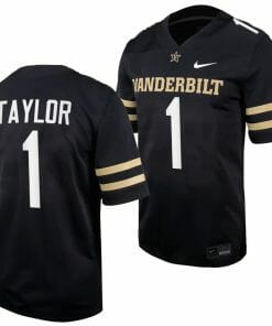 Vanderbilt Commodores CJ Taylor Jersey Home College Football Black #1