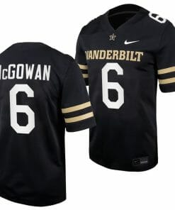 Vanderbilt Commodores Jayden McGowan Jersey Home College Football Black #6