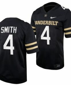 Vanderbilt Commodores Patrick Smith Jersey Home College Football Black #4