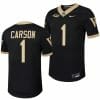 Wake Forest Demon Deacons Caelen Carson Jersey Home College Football Replica Black #1