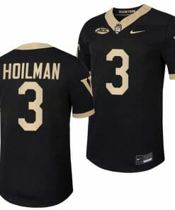 Wake Forest Demon Deacons Troy Hoilman Jersey Home College Football Replica Black #3