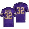 Washington Huskies Budda Baker Jersey #32 College Football Premier Purple