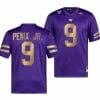 Washington Huskies Michael Penix Jr Jersey #9 College Football Premier Purple