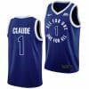 Xavier Musketeers Desmond Claude Jersey Basketball #1 All For One Blue