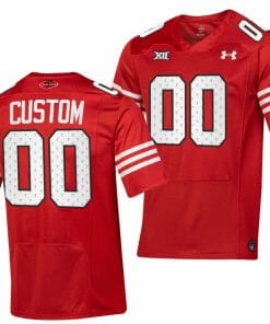 Custom Texas Tech Red Raiders Jersey Name and Number College Football Throwback Stitched Red