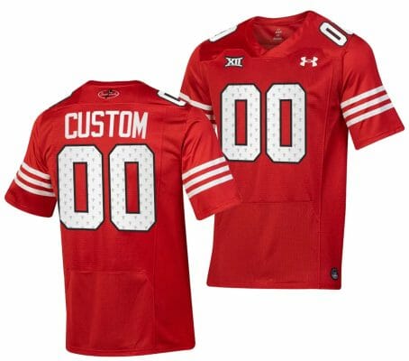 Custom Texas Tech Red Raiders Jersey Name and Number College Football Throwback Stitched Red 10 Custom Texas Tech Red Raiders Jersey Name and Number College Football Throwback Stitched Red