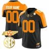 Custom Tennessee Volunteers Jersey Name and Number “Checkerboard” Gold Limited College Football Stitched Black Reverse
